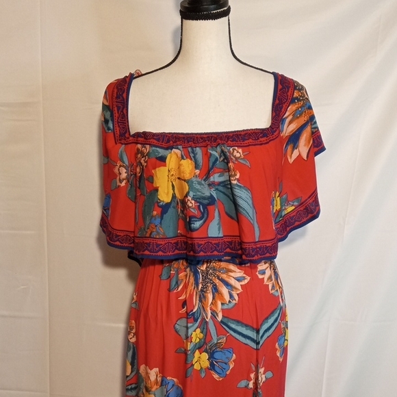 Anthropologie Dresses & Skirts - FLYING TOMATO MAXI/RUFFLE DRESS